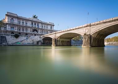 Tiber river in Rome
