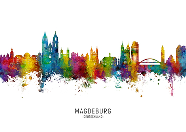 Magdeburg Skyline