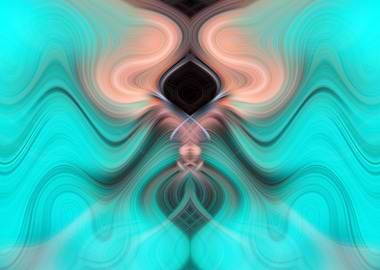 Color Fractal Abstract Art