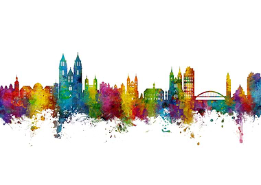 Magdeburg Skyline
