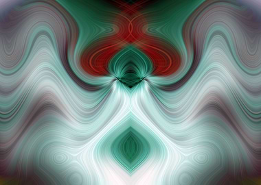 Color Fractal Abstract Art