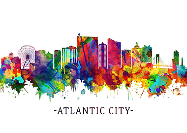 Atlantic City Skyline