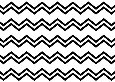 Zigzag Black White