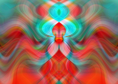 Color Fractal Abstract Art