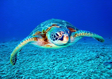 Swimming Turtle