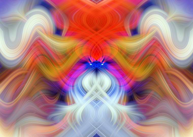 Color Fractal Abstract Art
