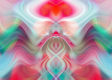 Color Fractal Abstract Art