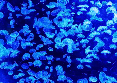 Blue Jellyfish