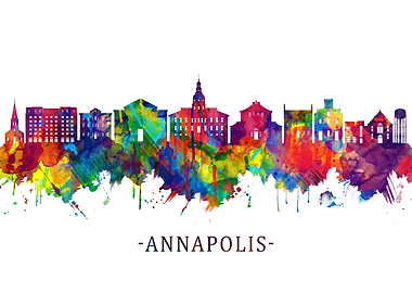 Annapolis Maryland Skyline