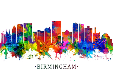 Birmingham Alabama Skyline