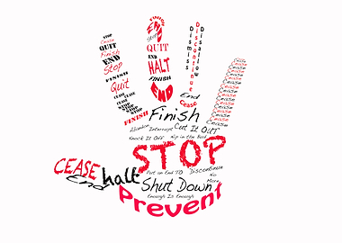 Illustrated Stop Sign