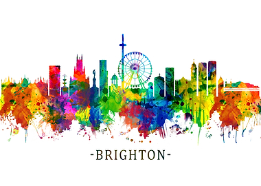 Brighton England Skyline