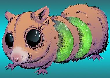 Kiwi Slice Hamster