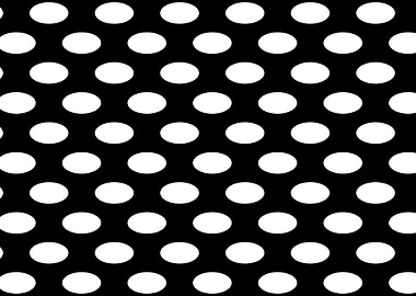 White Dots Black Pattern
