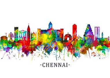 Chennai Tamil Nadu Skyline