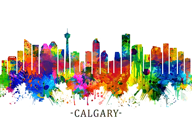 Calgary Canada Skyline