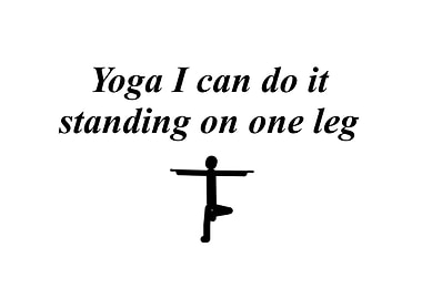 yoga standing on one leg
