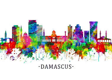 Damascus Syria Skyline