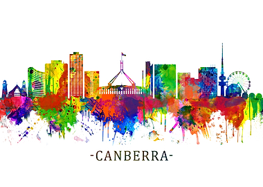 Canberra Australia Skyline
