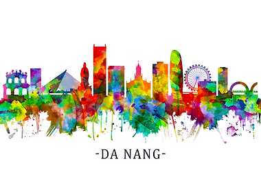 Da Nang Vietnam Skyline