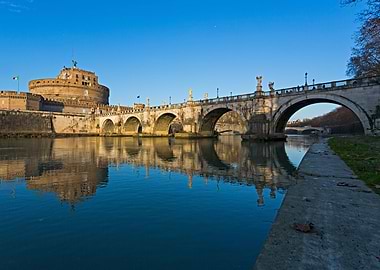 Tiber river in Rome