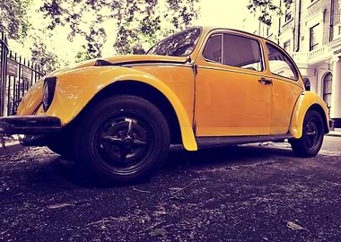 auto car yellow