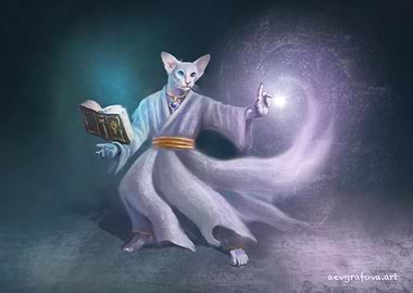 White Magic Cat