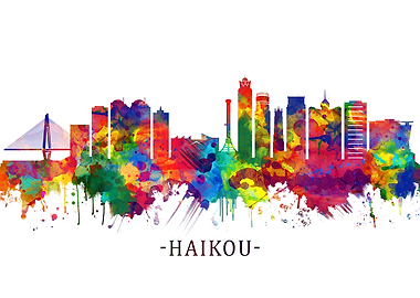 Haikou China Skyline