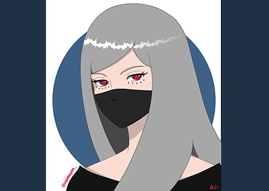 Masked girl