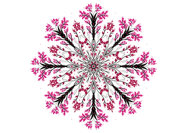 Mandala Wild Berries White