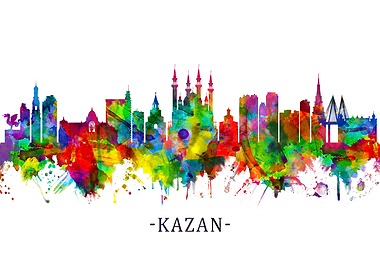 Kazan Russia Skyline