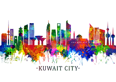 Kuwait City Skyline