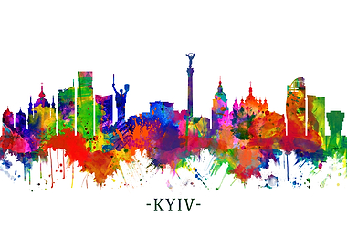 Kyiv Ukraine Skyline