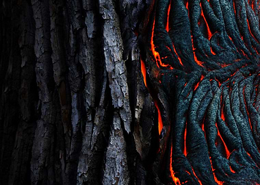 dried lava