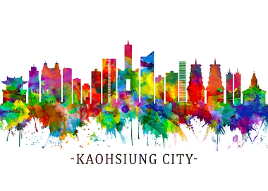 Kaohsiung City Skyline
