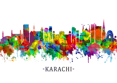 Karachi Skyline