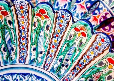 Decorated Ceramic Plates