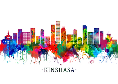 Kinshasa DR Congo Skyline