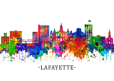 Lafayette Skyline