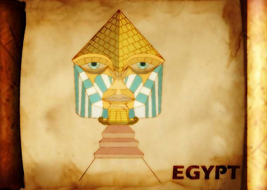 egyptian face pyramids