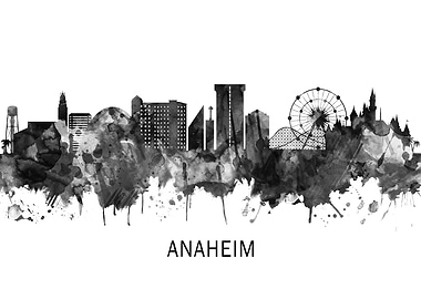 Anaheim California Skyline