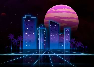 Outrun city