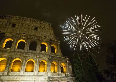 Fireworks over Rome