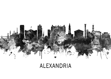 Alexandria Egypt Skyline