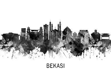 Bekasi Indonesia Skyline