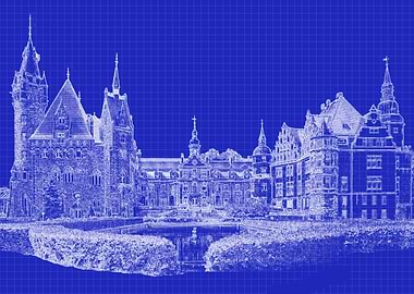 Moszna Castle monument