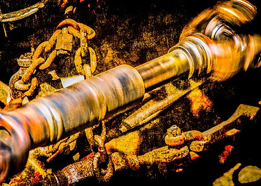 Rotating Cardan Shaft