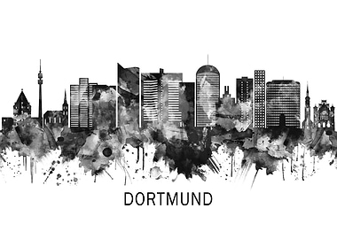 Dortmund Germany Skyline