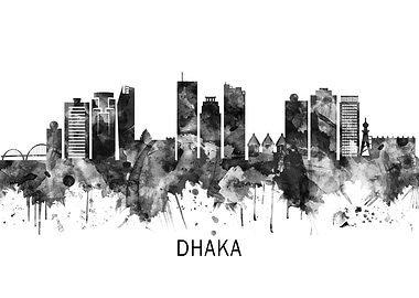 Dhaka Bangladesh Skyline