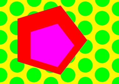 Red Purple Polygon